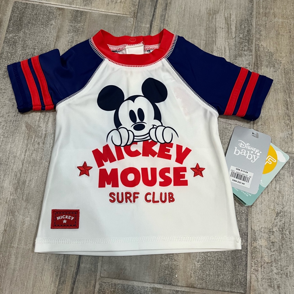 NWT Disney | Swim Top Sz 6 to 9 months